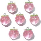 20*16mm Pink Peach Charms Peach Charm  For Jewelry Crafting Findings