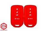 2x New KeyFob Remote Fobik Silicone Cover Fit / For Select Honda Vehicles