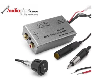 Chinch FM Modulator Transmitter Stereo MP3 Auto Adapter Universal - Bild 1 von 3