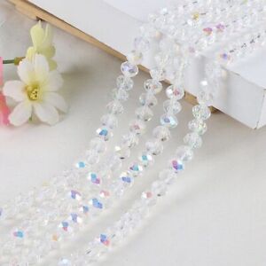 100pcs 4mm Fashion Glass Crystal Round beads #5040 Flat beads for jewelry making