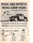 1958 SIMCA  ~  CLASSIC ORIGINAL PRINT AD
