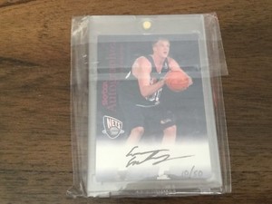 1999-00 Skybox Premium Autographics Century Marks Evan Eschmeyer AUTO 10/50