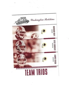 2004 Absolute Memorabilia Team Trios #TTR25 Laveranues Coles/Patrick Ramsey - Picture 1 of 2