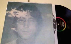 NEAR MINT 1987 JOHN LENNON IMAGINE lp Digitally Remastered press w inner PLAY EX - Picture 1 of 12