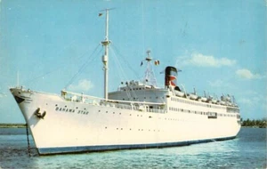 Barco postal: Bahama Star, Eastern Steamship Company, años 50 - Imagen 1 de 2