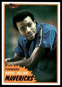 1981-82 Topps Abdul Jeelani Dallas Mavericks #MW77 - Imagen 1 de 2