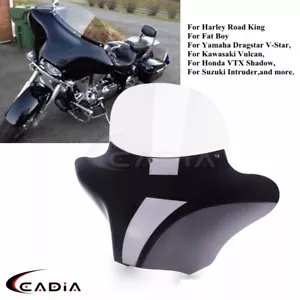 Batwing Fairing Windshield For Suzuki Intruder VL1500 VS800GL Kawasaki Vulcan VN - Bild 1 von 10