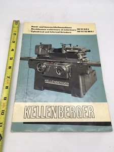 Kellenberger German 50/51 HRJ 50/51/52 MRJ Grinder Specification Prospekt - Bild 1 von 6