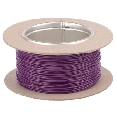 Model Railway/Railroad Layout/Power/Dropper Wire 100m Roll 16/0.2mm 3A Violet- T - Image 1 of 4