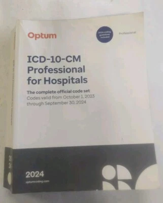 Optum ICD-10-CM Professional For Hospitals 2024 9781622548835 - Image 1 of 4