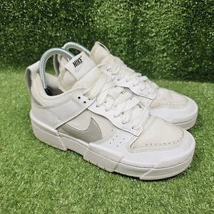Nike Dunk Low Disrupt White Athletic Sneakers DJ6226-100 Womens Size 7 - Picture 1 of 14