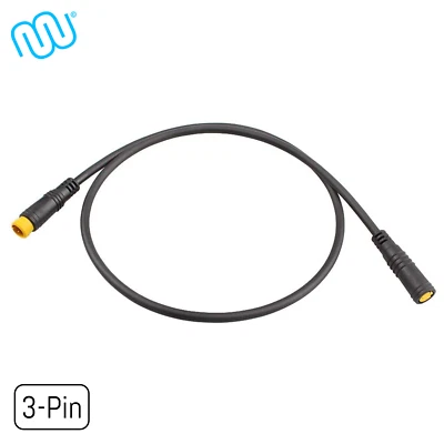 3-Pin Verlängerungskabel für Bafang und windmeile Waterproof System 50/80/100cm