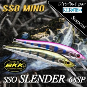 Señuelo Nadador Suspensión Nueva Sso - Mino Slender PAYO Verde Back Rosa Yamame - Imagen 1 de 4