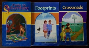 Lot Abeka 3rd Grade Books Readers Crossroads Footprints Paths To Adventure FB557 - Picture 1 of 4
