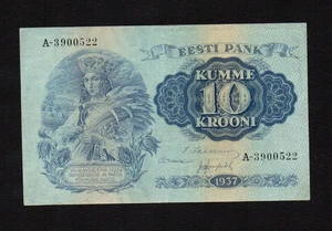 10 krooni 1937 Estonia P-67a - Picture 1 of 2