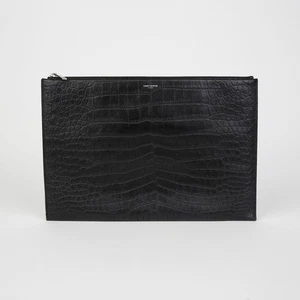 Saint Laurent Logo Large Clutch 378261 145489367 - Picture 1 of 11