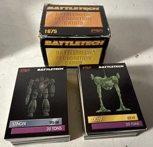 Battletech Battlemech Recognition Card 1993 FASA Mechwarrior Set 1675  - Picture 1 of 5