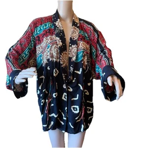 Vintage Carole Little Art to Wear Sakko Blazer Größe 8 Schnürdetails - Bild 1 von 15