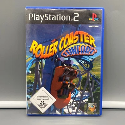 Roller Coaster Funfare PS2 Freizeitpark Simulation Spiel Deutsch PAL DVD Kinder - Bild 1 von 3