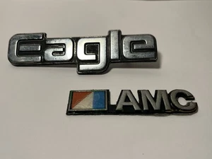 American Motors Eagle Rear Hatch Emblem Chrome AMC 1980-1988 Genuine OEM Parts - Picture 1 of 14