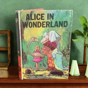 Vintage Alice im Wunderland Bancroft Bücher 1971 Vintage HB Buch Lewis Carroll - Bild 1 von 9
