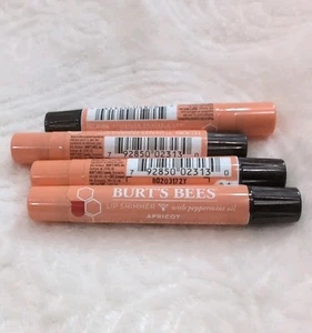 Burt's Bees Lippenschimmer Aprikose 0,09 Oz. 4er-Set - Bild 1 von 3