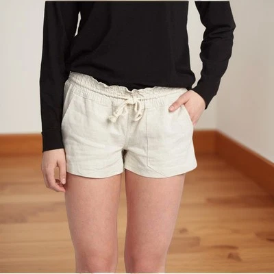 Pantalones Cortos Roxy Para Mujer Oceanside Cortos Cintura Elástica No Denim Talla Pequeña Nuevos con Etiquetas Foto 1 de 3