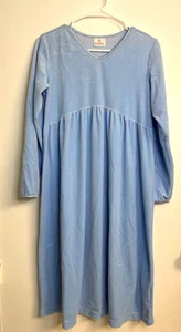 Hanna Andersson Size 150 Light Blue Velour Dress - Picture 1 of 6