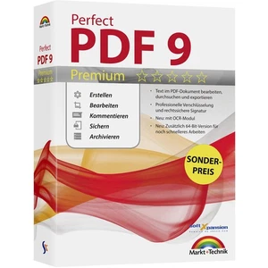 Markt & Technik Perfect PDF 9 Premium Vollversion, 1 Lizenz Windows PDF-Software - Bild 1 von 1