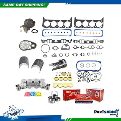 Kit de reconstrucción de motor maestro DNJ EK3109DM para Cadillac Brougham 87-93 5,0 L OHV Foto 1 de 4