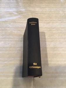 Vintage 1964 German Jubilee Bible With Explanatory Notes Written In German P-3 - Picture 1 of 8
