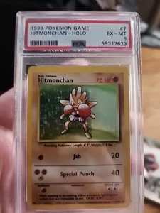 Base Set Unlimited Hitmonchan PSA 6 PSA # 55317623 EX-MT - Bild 1 von 9