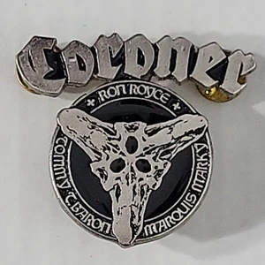 CORONER Mitglieder PIN BADGE Band Logo - Bild 1 von 6