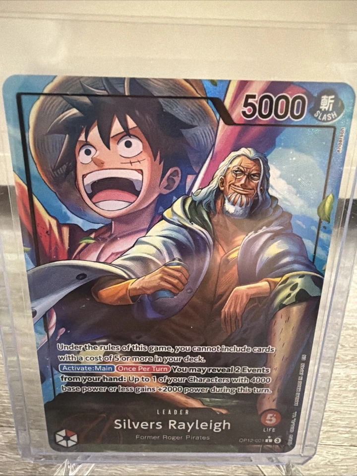Silvers Rayleigh Leader Alt Art (EN) OP12-001 – One Piece TCG Englisch – Near Mi - Bild 1 von 1