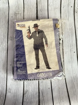 Disfraces de California Conjunto de Disfraz de Gángster Adulto M: Chaqueta Pantalones y Dickey Con Corbata Foto 1 de 4