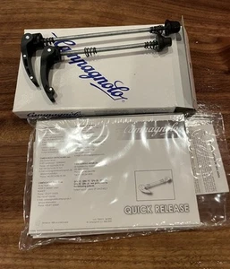 Juego de pinchos de liberación rápida Campagnolo Record negros - Bora Shamal con caja - Bonito - Imagen 1 de 4