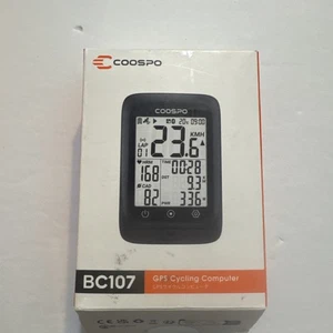 COOSPO Bike Computer Wireless GPS Cycling Computer GPS Bike Tracker BC107 Orange - Picture 1 of 5