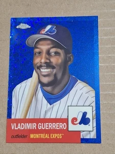 2022 VLADIMIR GUERRERO TOPPS CHROME PLATINUM BLUE CARD #47 EXPOS /199 ANGELS - Bild 1 von 3
