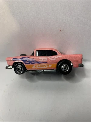 Vtg. 1978 Hot Wheels Blackwalls '55 Chevy Bel Air Pink 1:64 Diecast - Image 1 of 4