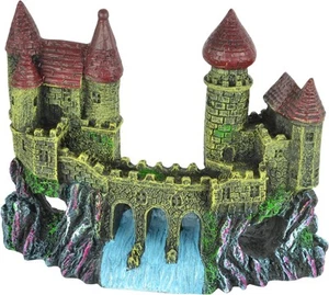 Supa Castle and Bridge Aquarium/Fish Tank Ornament | Realistic Detail | Approx. - Picture 1 of 12