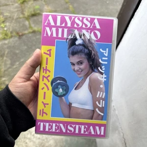 Alyssa Milano’s TEEN STEAM / Custom VHS Videocassette - Japan Video Version - Picture 1 of 6