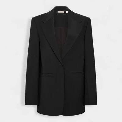 Sass & Bide Black Wool Blend 'Say My Name' Blazer Jacket Medium ~ AU14 - Image 1 of 4
