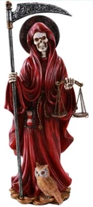 Pacific Giftware Santa Muerte Saint of Holy Death Standing Religious Statue 1... - Picture 1 of 6
