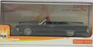 Modelos GLM Stamp 1964 Lincoln Continental negro techo abierto 1:43 - Imagen 1 de 2