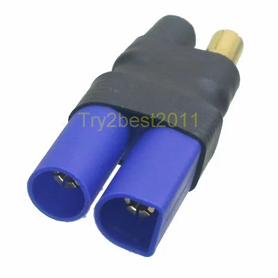 No Wires Connector: EC5 Male to 5.5MM Bullet for Turnigy Lipo Battery Adapter - Image 1 of 2