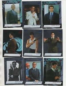 2019 UPPER DECK JAMES BOND COLLECTION - SILVER FOIL -  YOU PICK FINISH YOUR SET