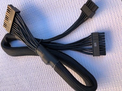 CABLE DE ALIMENTACIÓN PLACA MADRE EVGA SUPERNOVA 18 PINES + 10 PINES a 24 PIN para B3, P2, G3 Foto 1 de 4