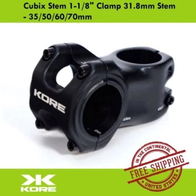 Kore Cubix 1-1/8" MTB Bike Stem Clamp 35mm MTB DH Length 70mm - Image 1 of 2