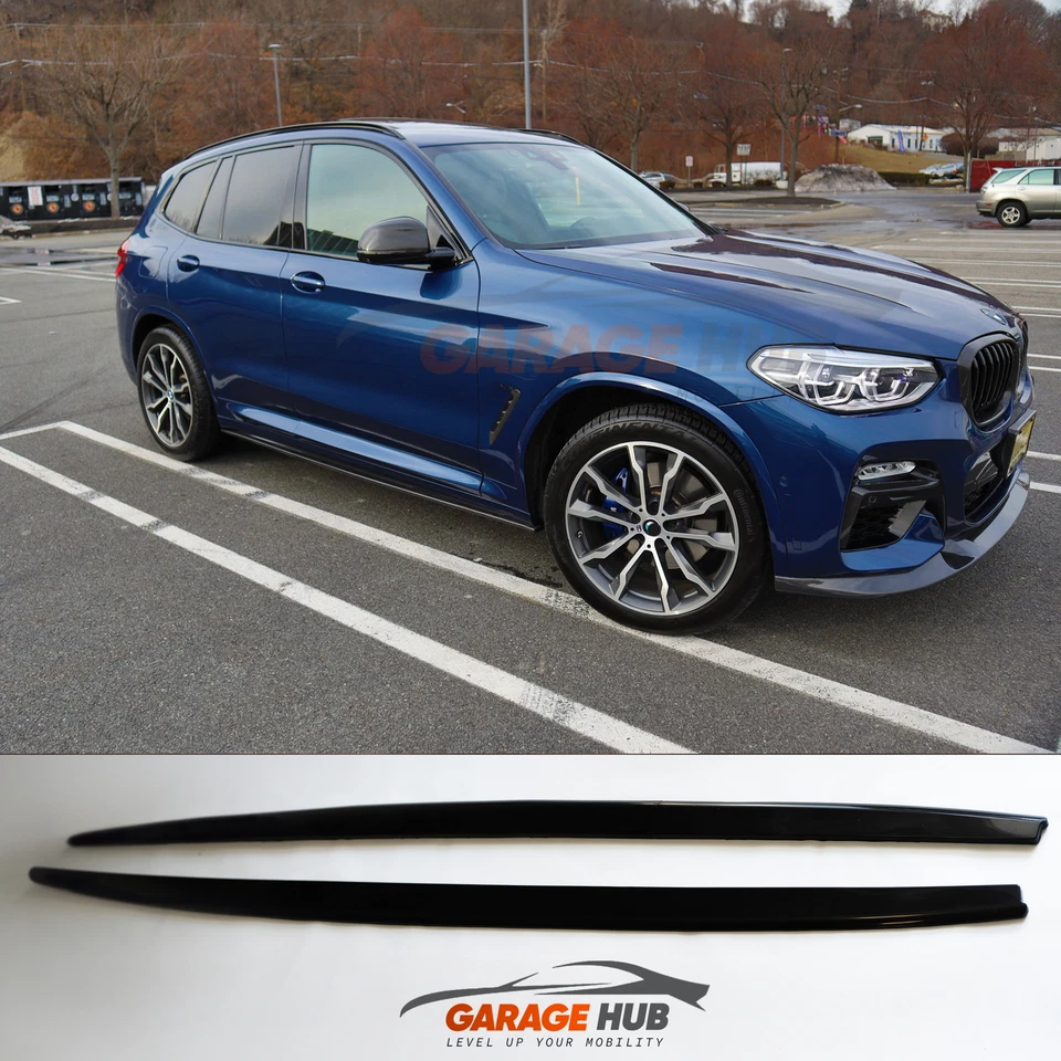 Sotto Minigonne laterali per BMW X1 X2 X3 X4 X5 X6 *M look* Laterali sotto porta - Immagine 1 di 4