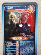 DAVROS. Top Trumps UK Limited Edition Super Top Trumps Card 2008 DOCTOR WHO